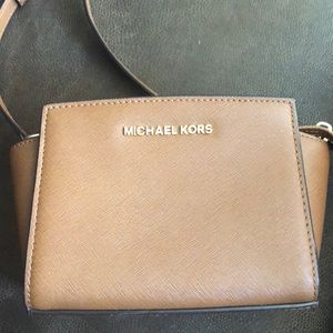 Mini Saffiano Leather MK bag!